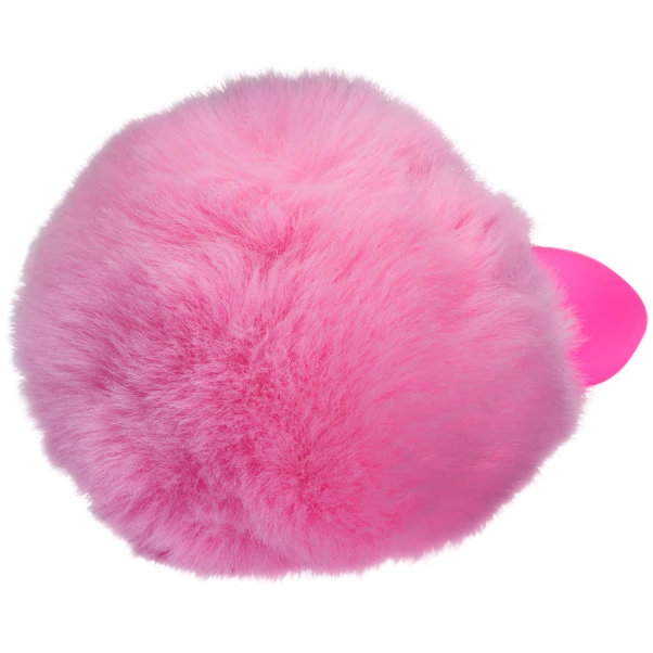 Baseks Pink Furry Bunny Tail Analplugg 3 Baseks Pink Furry Bunny Tail Analplugg - Bilde 3